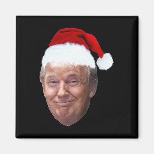 Donald Trump Kerst Grappig Santa Hat Gift Magneet