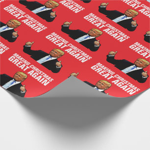 DONALD TRUMP KERST WEER GEWELDIG CADEAUPAPIER