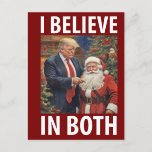 Donald Trump Kerstman Grappig Briefkaart