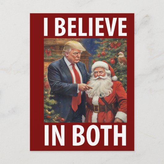 Donald Trump Kerstman Grappig Briefkaart (Voorkant)