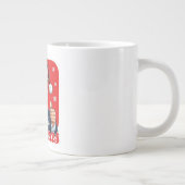 Donald Trump Kerstman Kunst Extra Grote Beker (Rechts)