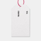 DONALD TRUMP Kerstmis Cadeaulabel (Achterkant)