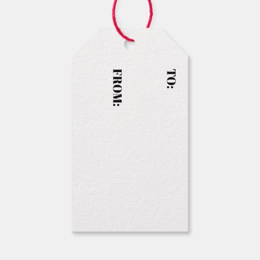 DONALD TRUMP Kerstmis Cadeaulabel (Achterkant)