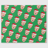 DONALD TRUMP Kerstmis Cadeaupapier (Vlak)