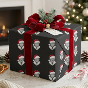 Donald Trump Kerstmuts Kerstpatroon Cadeaupapier
