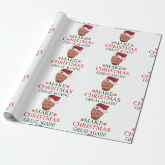 Donald Trump-kerstpapier Cadeaupapier