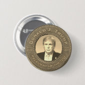 Donald Trump  Kijk Campagne Ronde Button 5,7 Cm (Voorkant /achterkant)