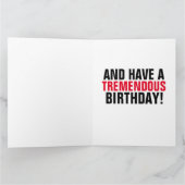 DONALD TRUMP KISS BIRTHDAY OVERGEPLAATSTE KAARTEN (Binnen)