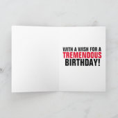 DONALD TRUMP KISS CARTES D'ANNIVERSAIRE (Intérieur)