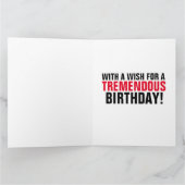 DONALD TRUMP KISS CARTES D'ANNIVERSAIRE SURDIMENSI (Intérieur)