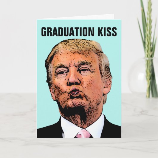 DONALD TRUMP KISS CARTES DE DIPLÔME (Devant)