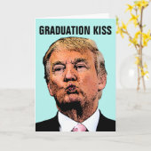DONALD TRUMP KISS CARTES DE DIPLÔME (Fleur jaune)