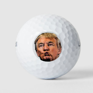 DONALD TRUMP KISS GOLF BALLS GOLFBALLEN