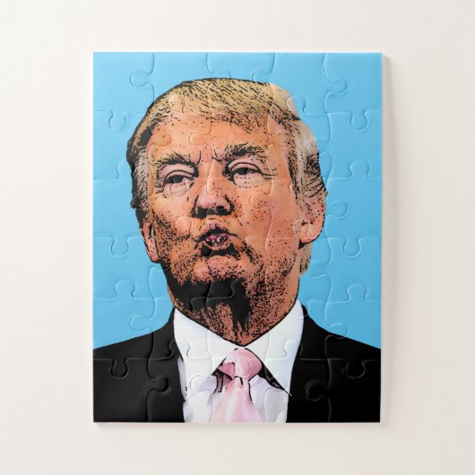 DONALD TRUMP KISS JIGSAW PUZZLE (Vertical)