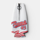 Donald Trump knuffelt de vlag Flesjeskoeler (Achterkant)