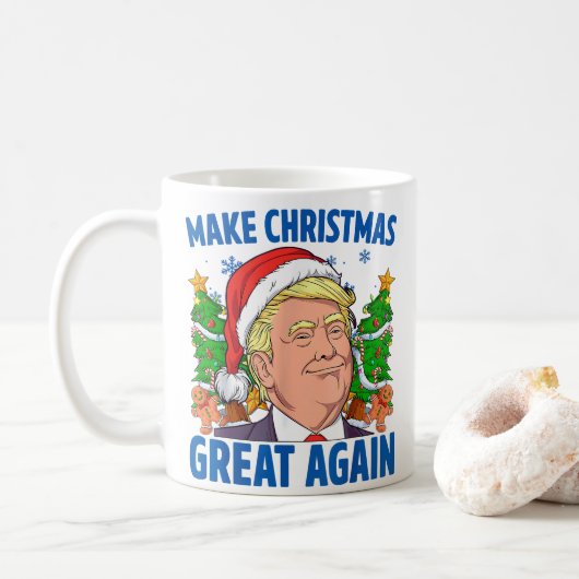 Donald Trump Koffiemok (Met donut)