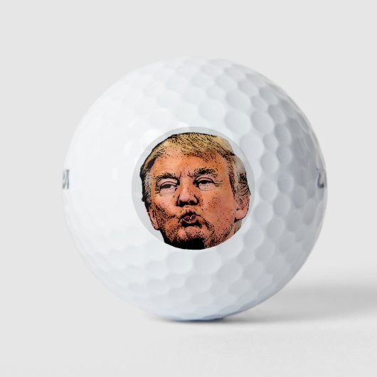 DONALD TRUMP KUST GOLFBALLEN (Voorkant)