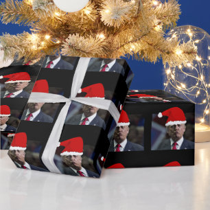 DONALD TRUMP KUST KERST INKAPPAIER CADEAUPAPIER