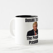 Donald Trump Le Peuple Président Café Mug (Devant gauche)