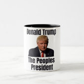 Donald Trump Le Peuple Président Café Mug (Centre)