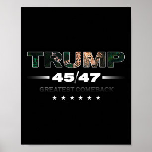 Donald Trump Leopard print grootste comeback vrouw