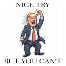 Donald Trump leuk geprobeerd