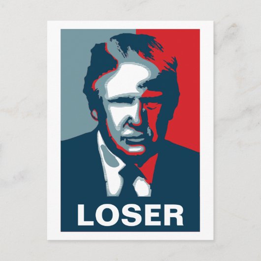 Donald Trump Loser Briefkaart (Voorkant)