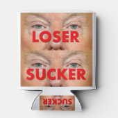 Donald Trump LOSER SUCKER Blikjeskoeler (Achterkant)