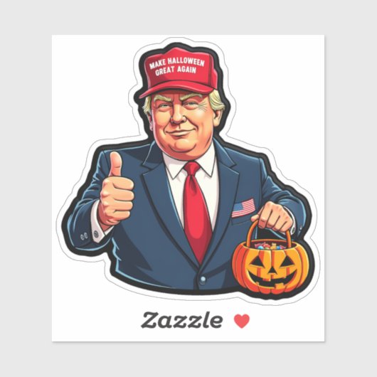 Donald Trump - Maak Halloween weer geweldig Sticker (Vel)