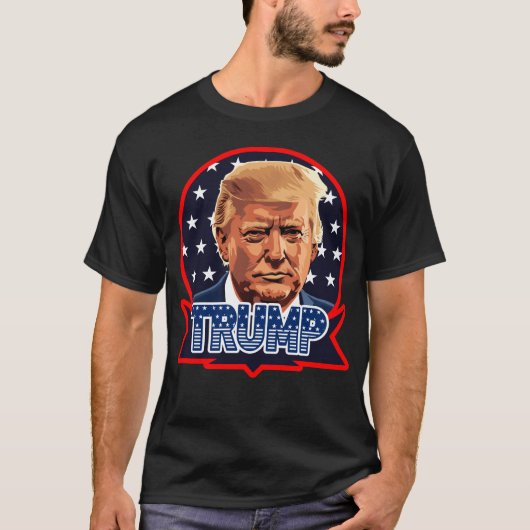 Donald Trump maakt Amerika weer groot Vectorized T-shirt (Voorkant)