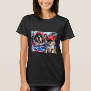 Donald Trump maakt honden weer veilig Rode Pet 202 T-shirt