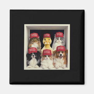 Donald Trump maakt huisdieren weer veilig Rode Pet Magneet