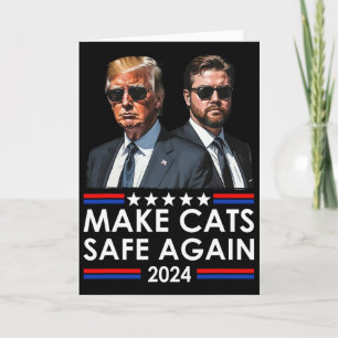 Donald Trump Maakt Katten Veilig Opnieuw 2024 Dete Kaart
