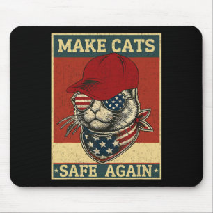 Donald Trump Maakt Katten Veilig Tegen Rode Hoed 2 Muismat