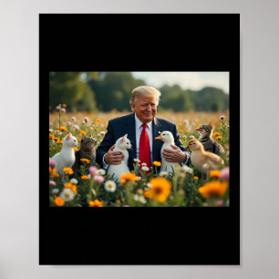 Donald Trump Maakt Katten Veilig Weer 2024 Grappig Poster