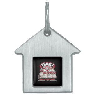 Donald Trump maakt katten weer veilig in 2024 Huisdieren Naamplaatje