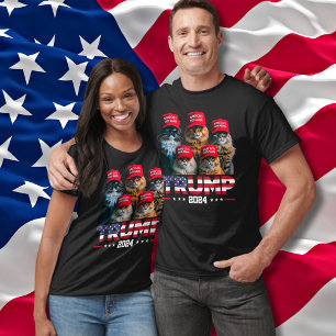 Donald Trump maakt katten weer veilig Rode Pet 202 T-shirt