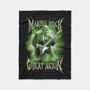 Donald Trump maakt rockmuziek weer geweldig Fleece Deken