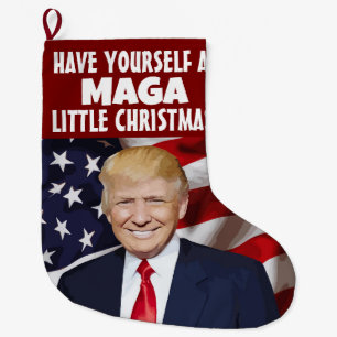 DONALD TRUMP MAGA KERSTKOUS GROTE KERSTSOK