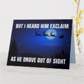 DONALD TRUMP MAGA PÈRE NOËL CARTES DE NOËL (Fleur jaune)