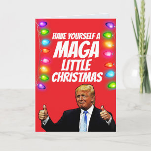 DONALD TRUMP MAGA PETITES cartes de Noël