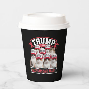 Donald Trump Make Cats Safe Again 2024 Debat  Papieren Bekers