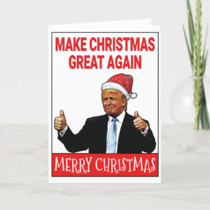 Donald Trump Make Christmas Great Again Feestdagen Kaart