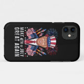 Donald Trump maken 4 juli weer geweldig Case-Mate iPhone Case (Achterkant (horizontaal))