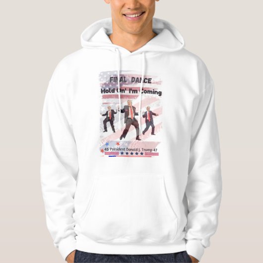 Donald Trump Mannen Hoodie (Voorkant)