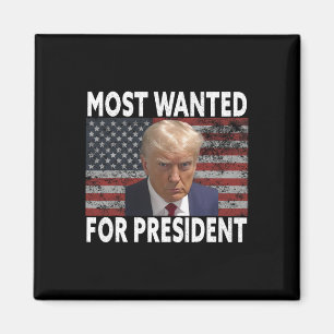 Donald Trump meest gewild voor President 2024 Pro Magneet