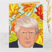 DONALD TRUMP MERCI DE DONNER DES CARTES DE SALUT (Fleur jaune)