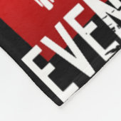 Donald Trump middelvinger flipping uit Pro Republi Fleece Deken (Hoek)