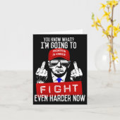 Donald Trump middelvinger flipping uit Pro Republi Kaart (Gele Bloem)