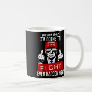Donald Trump Middenvinger Flipping Off Pro Republi Koffiemok